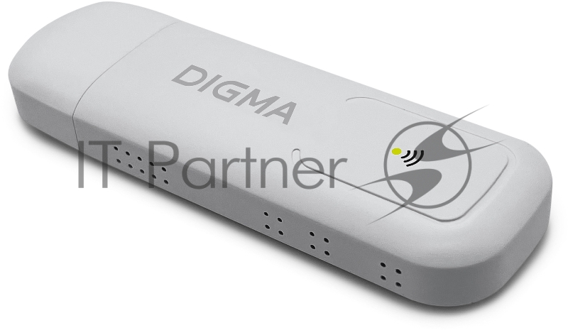 Модем 3G/4G Digma Dongle WiFi DW1960 USB Wi-Fi Firewall +Router внешний белый