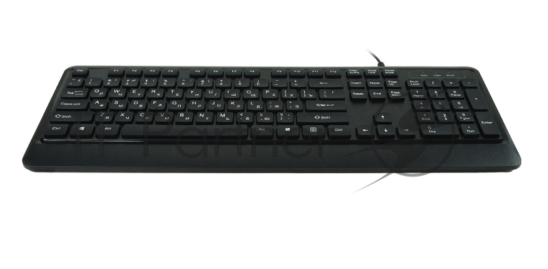 Клавиатура проводная K100 Keyboard K100, USB wired, 105 кл, 1.8m, Foxline