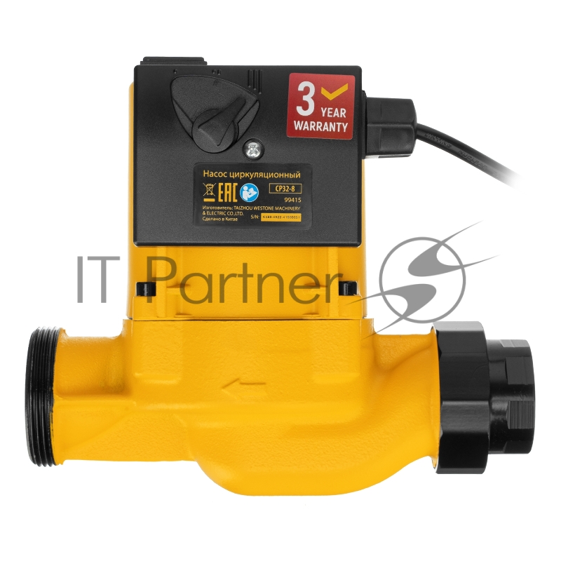 Циркуляционный насос CP32-8, напор 8 м, 160 л/мин, 1 м кабель, монт. длина 180 мм// Denzel