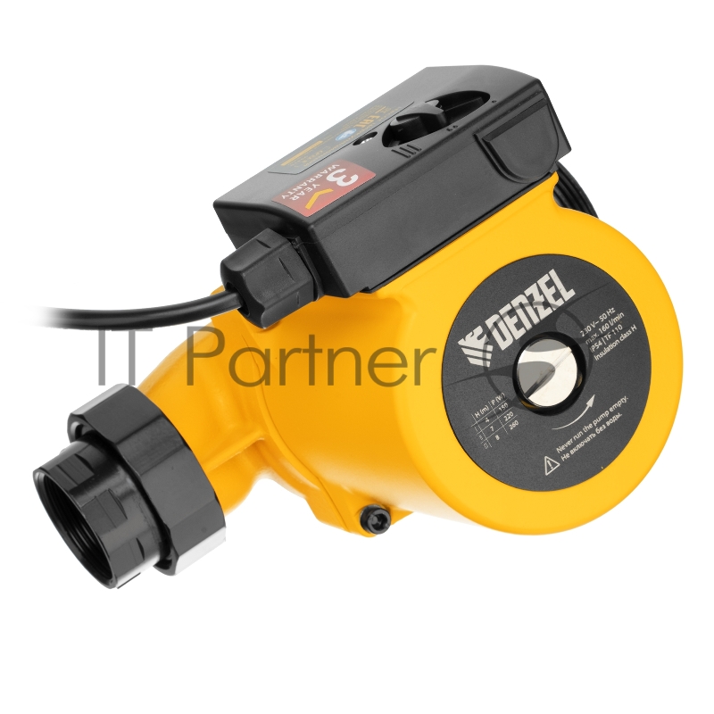 Циркуляционный насос CP32-8, напор 8 м, 160 л/мин, 1 м кабель, монт. длина 180 мм// Denzel