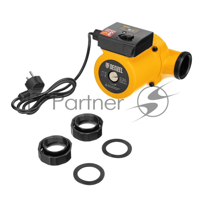 Циркуляционный насос CP32-8, напор 8 м, 160 л/мин, 1 м кабель, монт. длина 180 мм// Denzel
