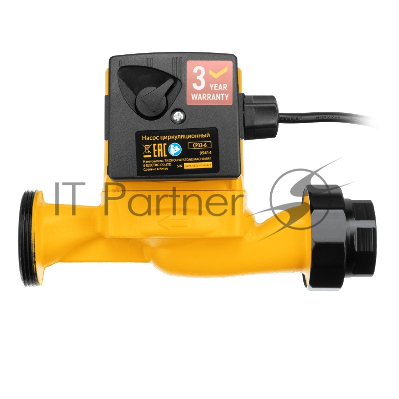 Циркуляционный насос CP32-6, напор 6 м, 70 л/мин, 1 м кабель, монт. длина 180 мм// Denzel