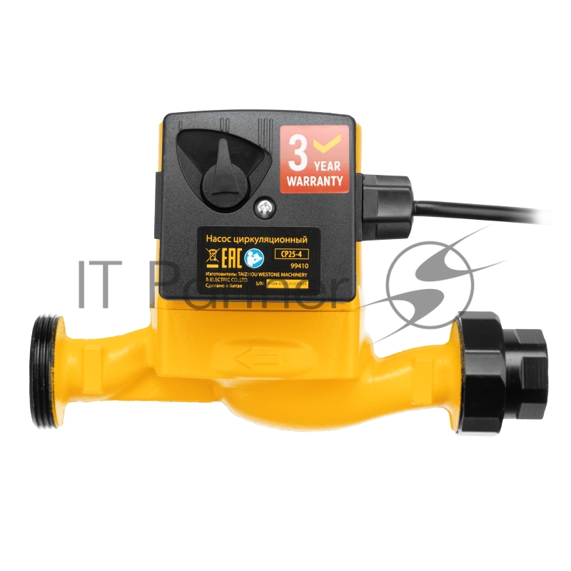 Циркуляционный насос CP25-4, напор 4 м, 50 л/мин, 1 м кабель, монт. длина 180 мм// Denzel