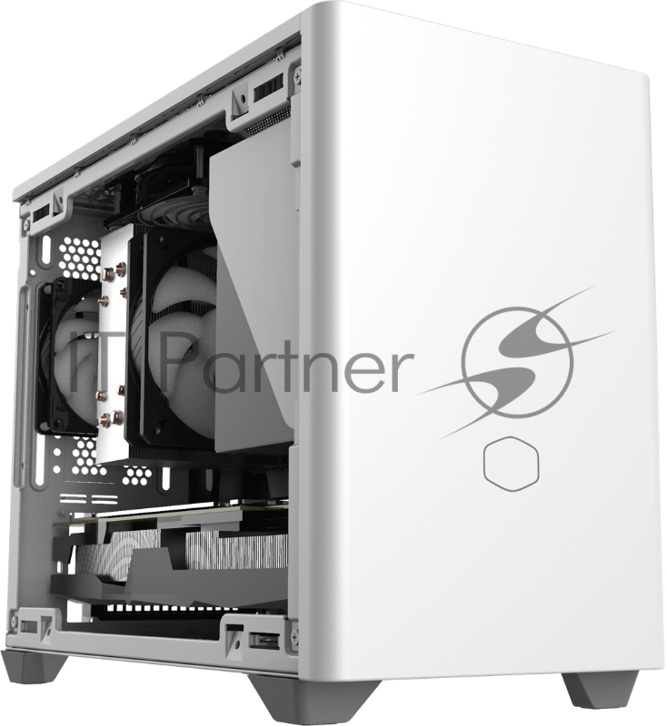 Держатель видеокарты в корпусе Cooler Master NR200 ATX PSU Bracket White