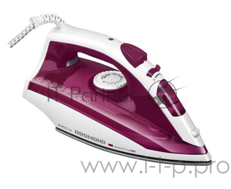Утюг Redmond RI-C262 бордовый/белый