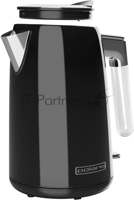 Чайник электрический Polaris PWK 1746CA Water Way Pro 1.7л. 2200Вт черный (корпус: нержавеющая сталь)