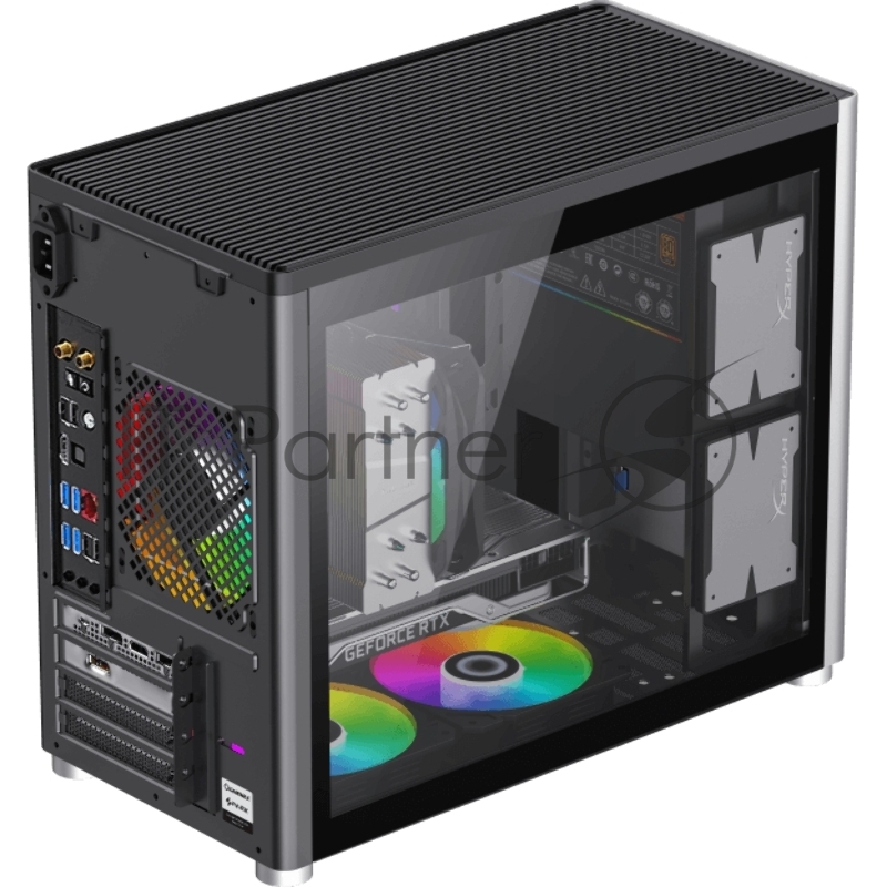 Компьютерный корпус, без блока питания mATX Gamemax Spark White mATX case, white, w/o PSU, w/1xUSB3.0+1xType-C, 1xCombo Audio