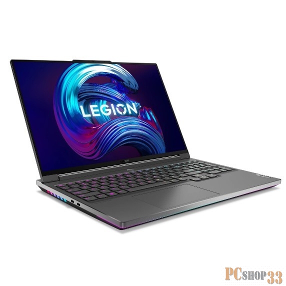 Ноутбук Lenovo Legion 7 16IAX7 16(2560x1600 IPS)/Intel Core i7 12800HX(2Ghz)/32768Mb/2048SSDG GeForce RTX3070Ti(8192Mb)/Cam/BT/WiFi/ 1y/2.53kg/storm grey/Win11Home + 300W, RU kbd