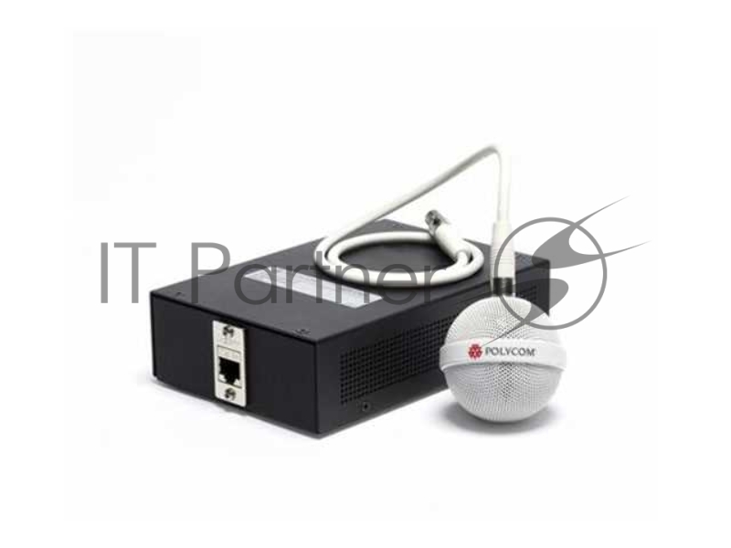 Микрофон Polycom Ceiling Microphone array-White Primary. Includes 2ft/60cm drop cable, electronics Interface, wall plate with 10ft/3m & 50ft/15m plenum cable, RJ45(F)/Walta(M). For RealPresence Group, HDX & SoundStructure. See Extension for additiona
