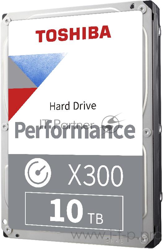 Жесткий диск Toshiba SATA-III 10Tb HDWR11AUZSVA X300 (7200rpm) 256Mb 3.5