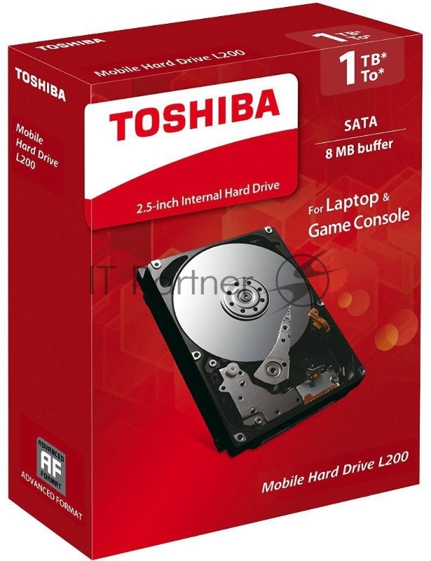 Жесткий диск Toshiba SATA-III 1Tb HDWL110EZSTA L200 Slim (5400rpm) 128Mb 2.5 Rtl