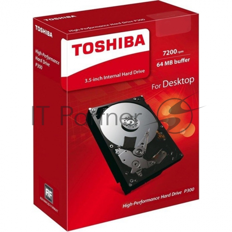 Жесткий диск Toshiba SATA-III 2Tb HDWD120EZSTA P300 (7200rpm) 64Mb 3.5 Rtl
