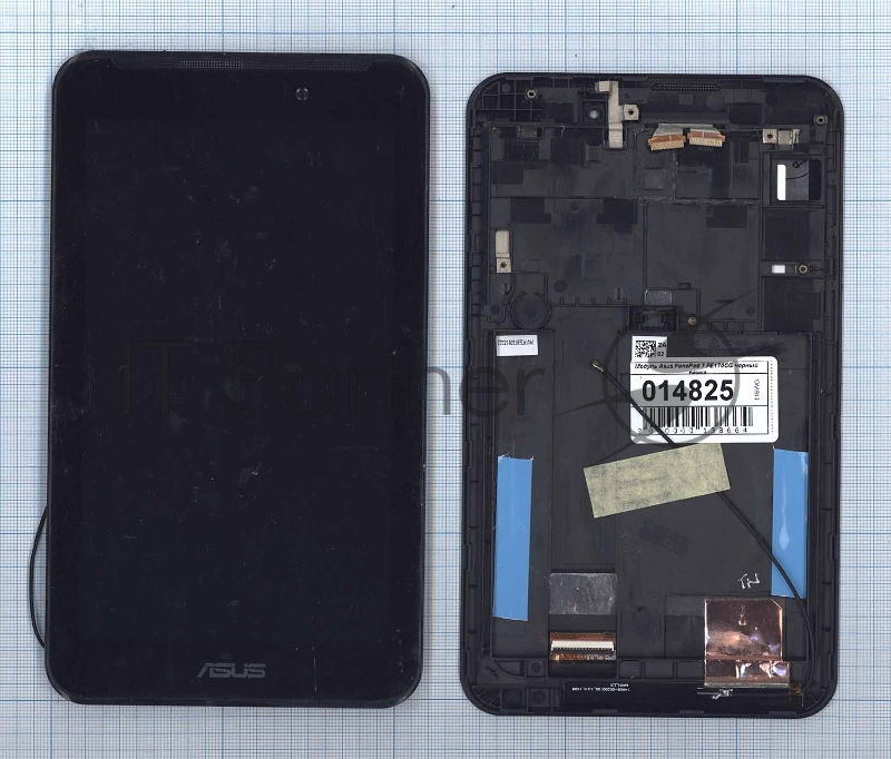 Модуль (матрица + тачскрин) для Asus Fonepad 7 FE170CG / MeMO Pad 7 ME170C черный с рамкой