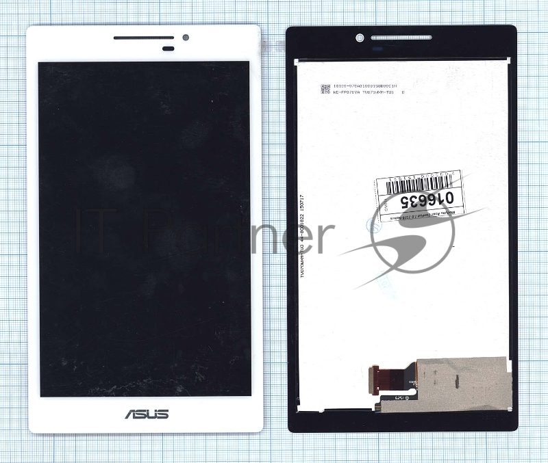 Модуль (матрица + тачскрин) для Asus ZenPad 7.0 Z370 белый