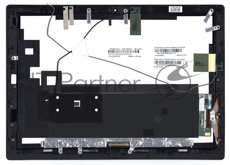 Модуль (матрица + тачскрин) для Lenovo ThinkPad X1 Tablet 1st/2nd черный с рамкой