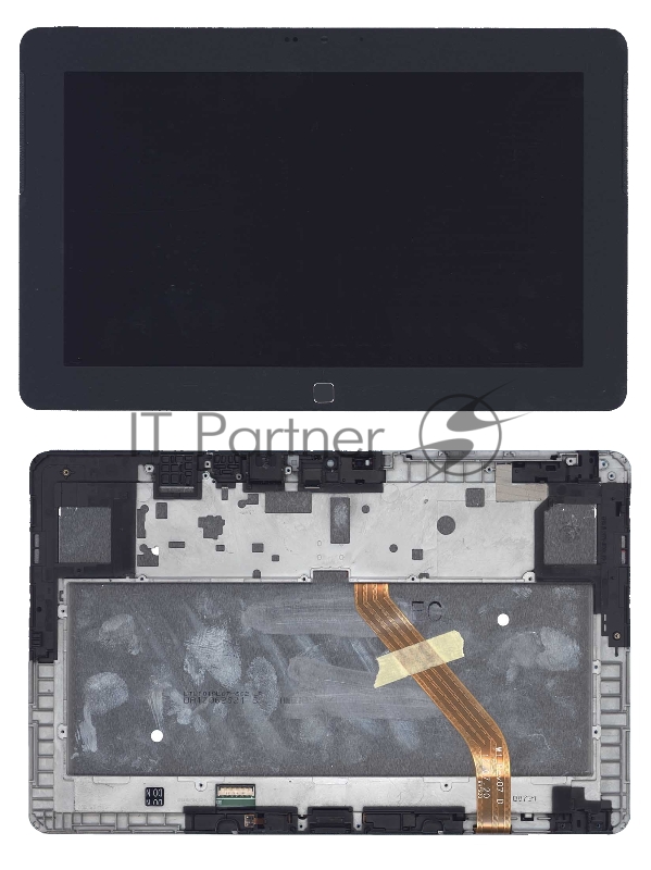 Модуль (матрица + тачскрин) для Samsung ATIV Tab GT-P8510 черный с рамкой