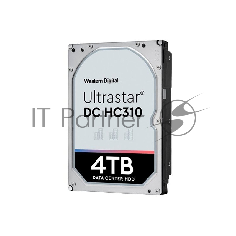 Жесткий диск WD Original SATA-III 4Tb 0B36040 HUS726T4TALE6L4 Ultrastar DC HC310 (7200rpm) 256Mb 3.5