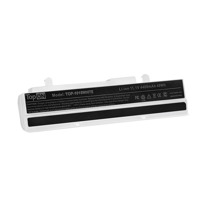 Аккумулятор для нетбука Asus Eee PC 1011, 1015, 1015B, 1015P, 1016, 1215 Series. 11.1V4400mAh 49Wh. A31-1015, PL32-1015. Белый.