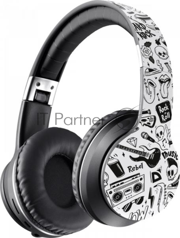 Гарнитура беспроводная DEFENDER FreeMotion B595 black print (Bluetooth)(63596)