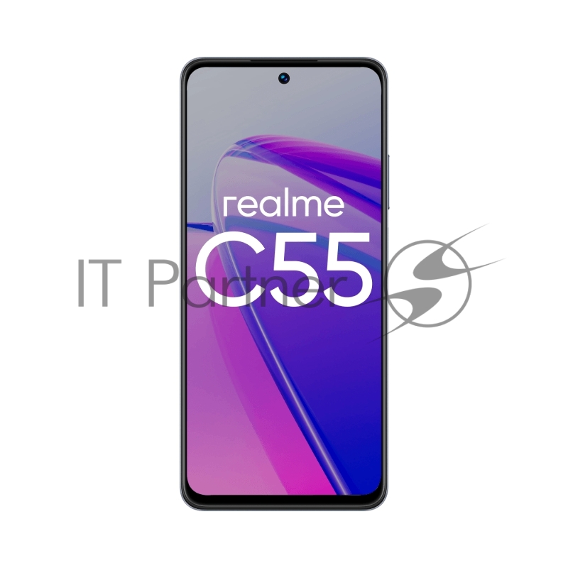 Смартфон Realme RMX3710 C55 256Gb 8Gb черный моноблок 3G 4G 6.72 1080x2400 Android 13 64Mpix 802.11 b/g/n/ac NFC GPS GSM900/1800 GSM1900 TouchSc microSD