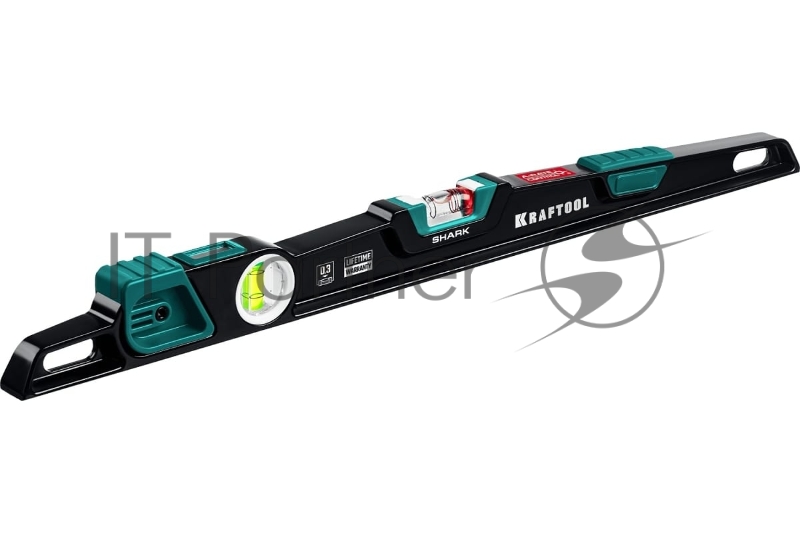 Литой уровень KRAFTOOL с глазком A-RATE CONTROL, 600 мм Shark