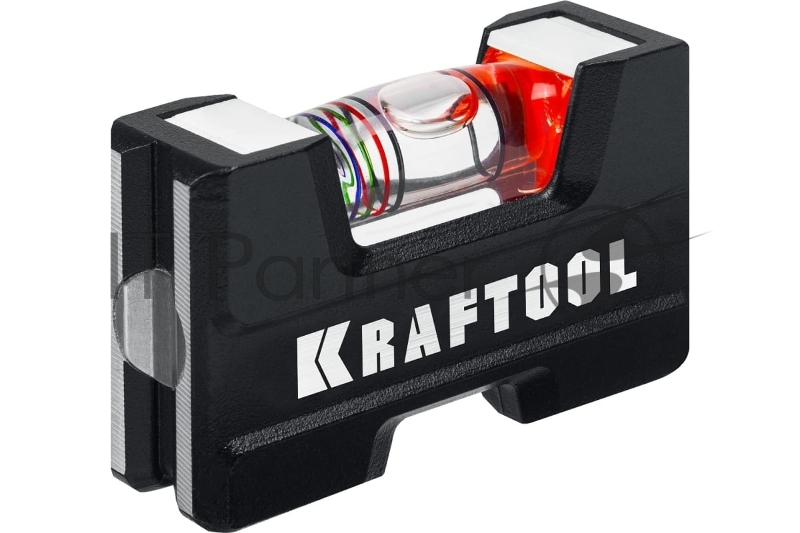 Компактный литой магнитный уровень Kraftool 76 мм 5-в-1