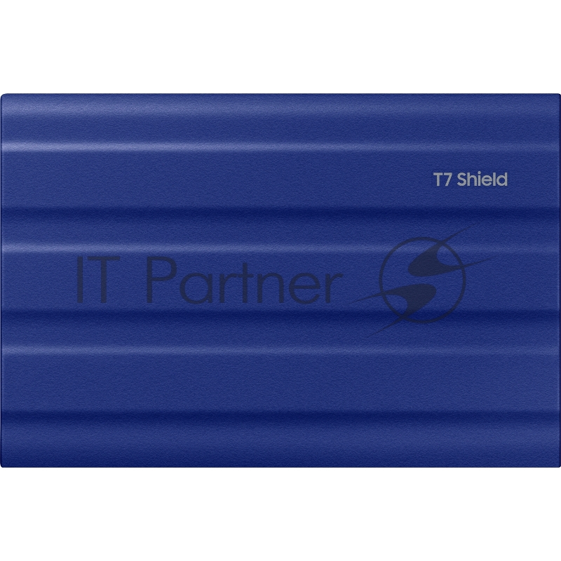 Накопитель Samsung External SSD T7 Shield, 2TB, Type C-to-C/A, USB 3.2 Gen2, R/W 1050/1000MB/s, IP65, 88x59x13mm, 98g, Blue (12 мес.)