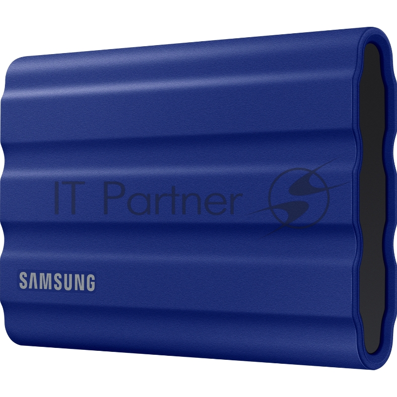 Накопитель Samsung External SSD T7 Shield, 2TB, Type C-to-C/A, USB 3.2 Gen2, R/W 1050/1000MB/s, IP65, 88x59x13mm, 98g, Blue (12 мес.)