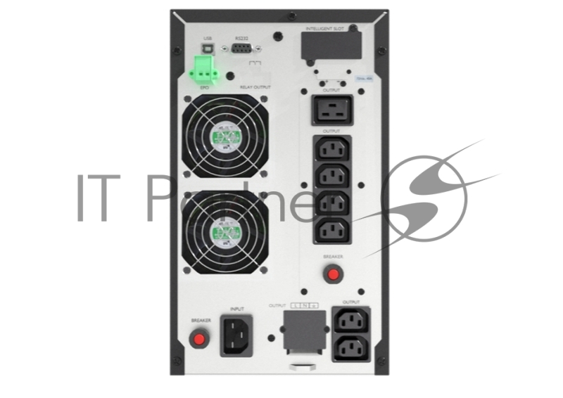 Источник бесперебойного питания/ ИБП Сайбер Электро ЭКСПЕРТ ПЛЮС-3000 Онлайн, Напольное исполнение 3000ВА/2700Вт. USB/RS-232/EPO/SNMPslot, 6 IEC С13 + 1 IEC С19 + Terminal, поставляется без аккумуляторных батарей, для работы необходим внешний батарей