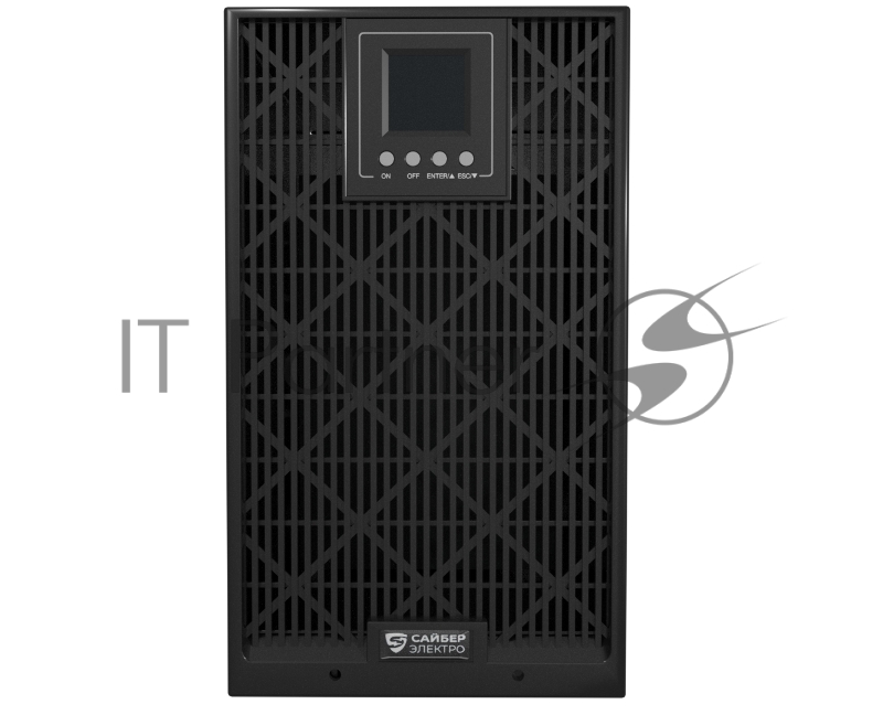 Источник бесперебойного питания/ ИБП Сайбер Электро ЭКСПЕРТ ПЛЮС-3000 Онлайн, Напольное исполнение 3000ВА/2700Вт. USB/RS-232/EPO/SNMPslot, 6 IEC С13 + 1 IEC С19 + Terminal, поставляется без аккумуляторных батарей, для работы необходим внешний батарей
