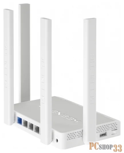 Сетевое оборудование Keenetic Viva (KN-1910) Двухдиапазонный гигабитный интернет-центр, Wi-Fi AC1300 Wave 2 MU-MIMO, двухъядерным процессором, управляемым коммутатором