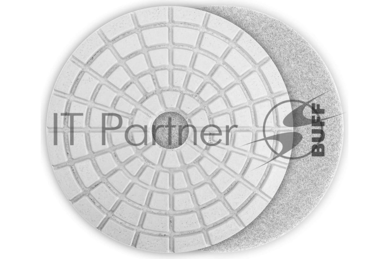 Круг ЗУБР 100мм BUFF алмазный гибкий шлифовальный круг (Черепашка) для мокрого шлифования