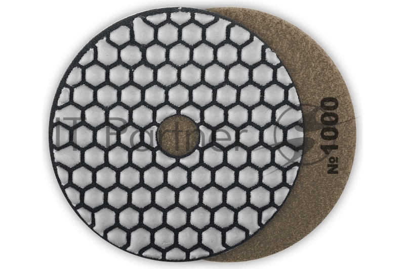 Круг ЗУБР 100мм №1000 алмазный гибкий шлифовальный круг (Черепашка) для сухого шлифования