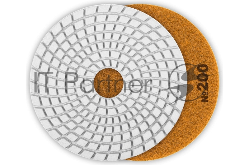 Круг ЗУБР 100мм №200 алмазный гибкий шлифовальный круг (Черепашка) для мокрого шлифования