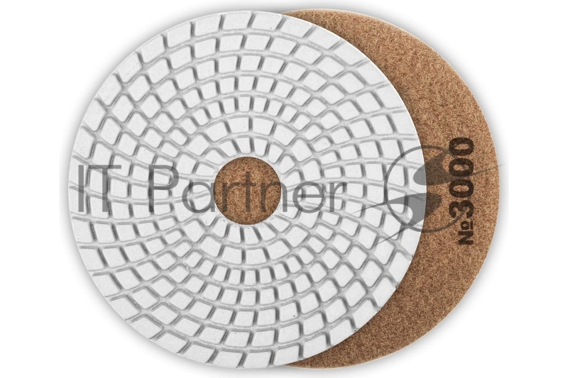 Круг ЗУБР 100мм №3000 алмазный гибкий шлифовальный круг (Черепашка) для мокрого шлифования