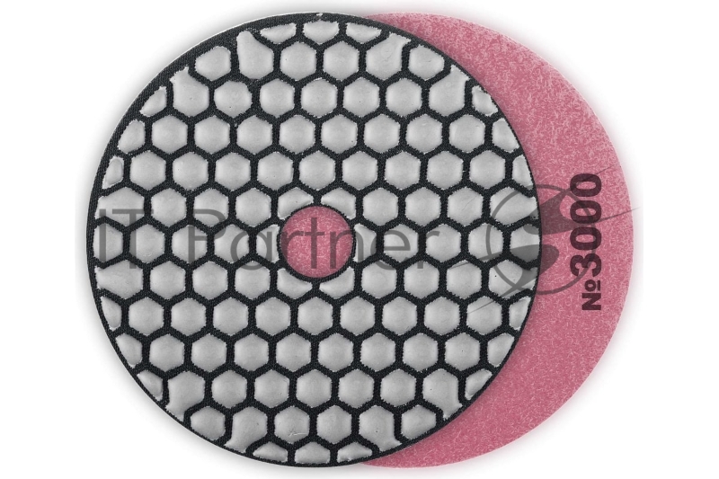 Круг ЗУБР 100мм №3000 алмазный гибкий шлифовальный круг (Черепашка) для сухого шлифования