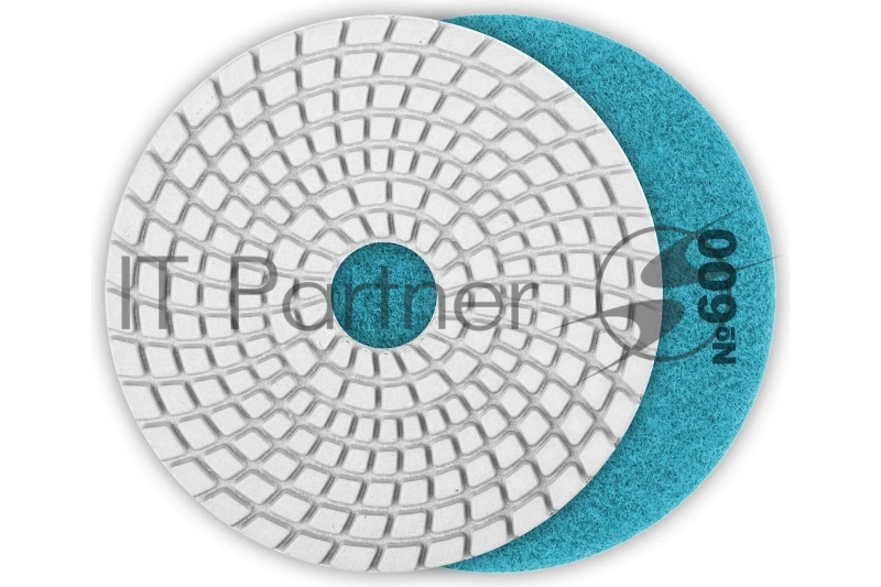 Круг ЗУБР 100мм №600 алмазный гибкий шлифовальный круг (Черепашка) для мокрого шлифования