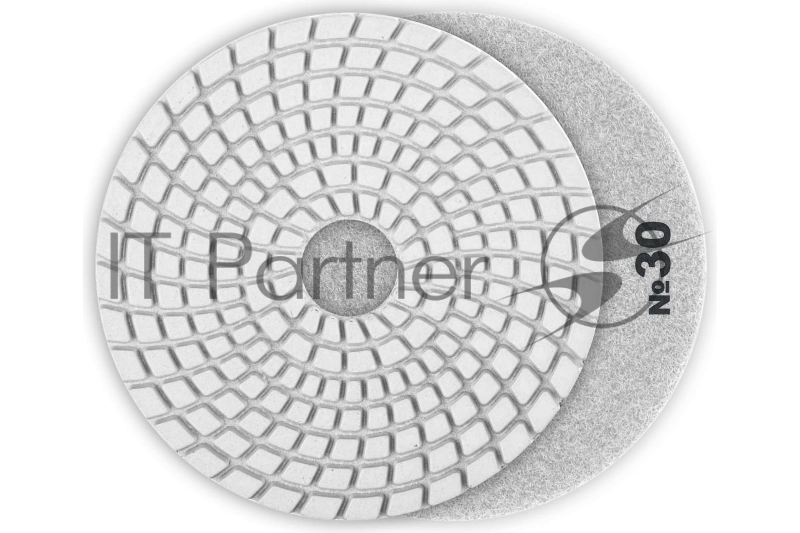 Круг ЗУБР 125мм №30 алмазный гибкий шлифовальный круг (Черепашка) для мокрого шлифования