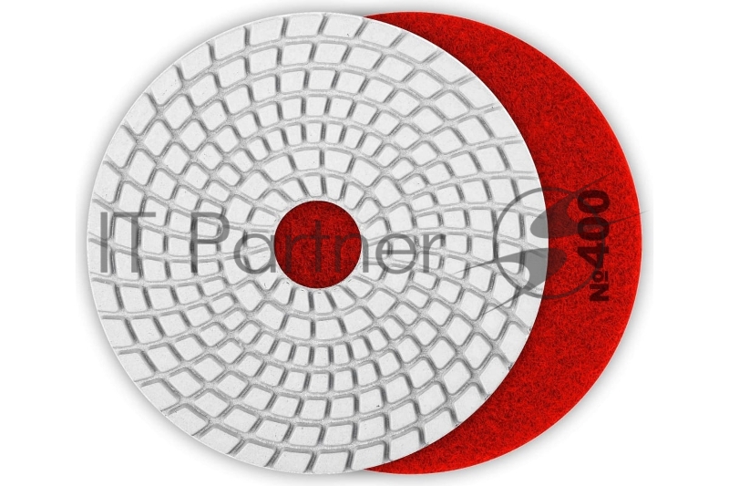 Круг ЗУБР 125мм №400 алмазный гибкий шлифовальный круг (Черепашка) для мокрого шлифования