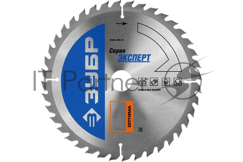 Диск пильный по дереву ЗУБР Оптима 255 x 30мм 40Т