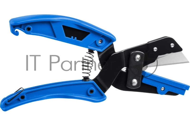 Угловые ножницы ЗУБР Универсал со сменным трапециевидным лезвием, для пластмассовых и резиновых профилей