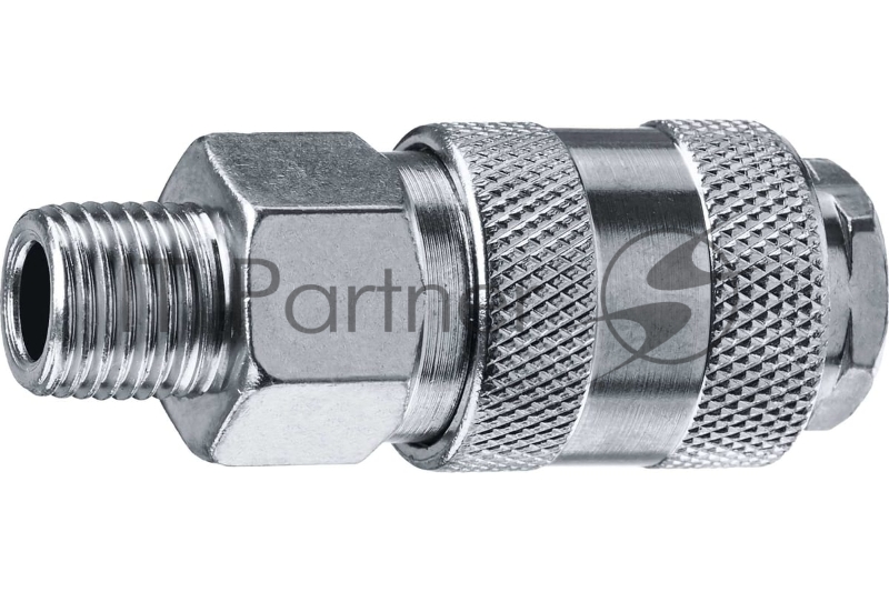 Переходник 1/4″M - рапид муфта ЗУБР Профессионал