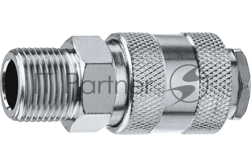 Переходник 3/8″M - рапид муфта ЗУБР Профессионал