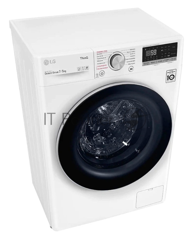Стиральная машина LG F2DV5S7S1E (Панель управления на Английском языке), класс: E загр.фронтальная макс.:7кг (с сушкой) белый