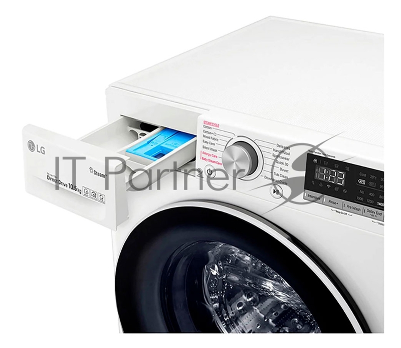 Стиральная машина LG F4WV510S0E (Панель управления на Английском языке), класс: B загр.фронтальная макс.:10.5кг белый