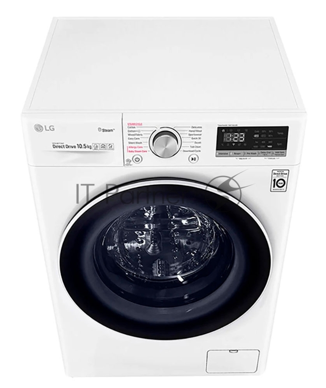 Стиральная машина LG F4WV510S0E (Панель управления на Английском языке), класс: B загр.фронтальная макс.:10.5кг белый