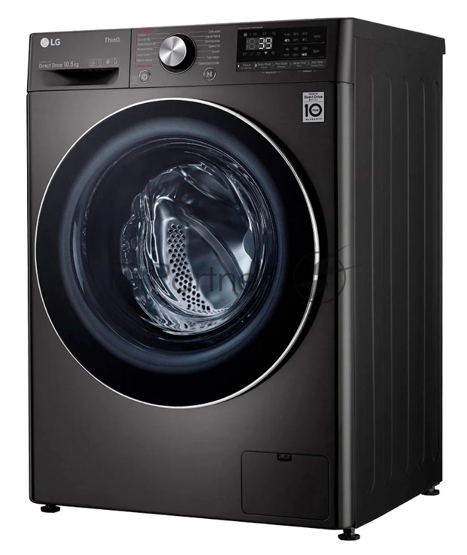 Стиральная машина LG F4WV910P2SE (Панель управления на Английском языке), класс: A загр.фронтальная макс.:10.5кг черный