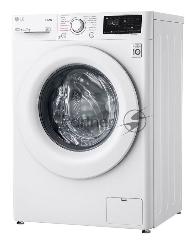 Стиральная машина LG F2WV3S7S3E (Панель управления на Английском языке), класс: D загр.фронтальная макс.:7кг белый
