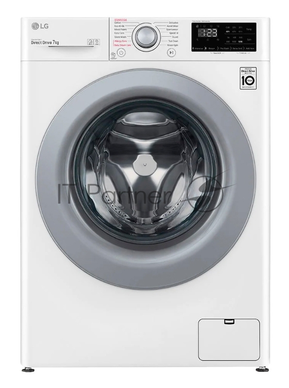 Стиральная машина LG F2WV3S7S4E (Панель управления на Английском языке), класс: D загр.фронтальная макс.:7кг белый