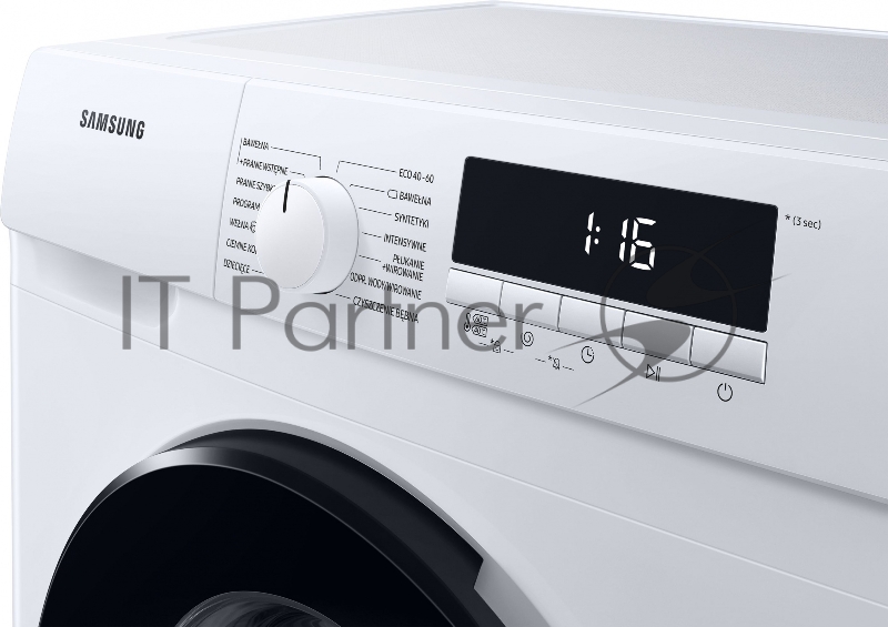 Стиральная машина Samsung WW70T304MBW/LE (Панель управления на Английском языке), класс: G загр.фронтальная макс.:7кг белый